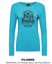 Ladies YH-D Filagree Long-Sleeve T-Shirt