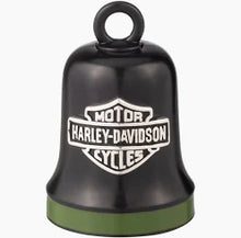Harley-Davidson® Bar & Shield  Stripe Ride Bell - Black Finish (3 colors)
