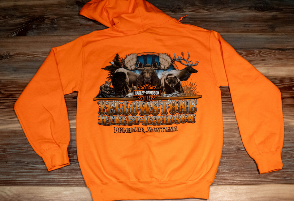 "Harley Flame" P/O Sweatshirt (only in Small)