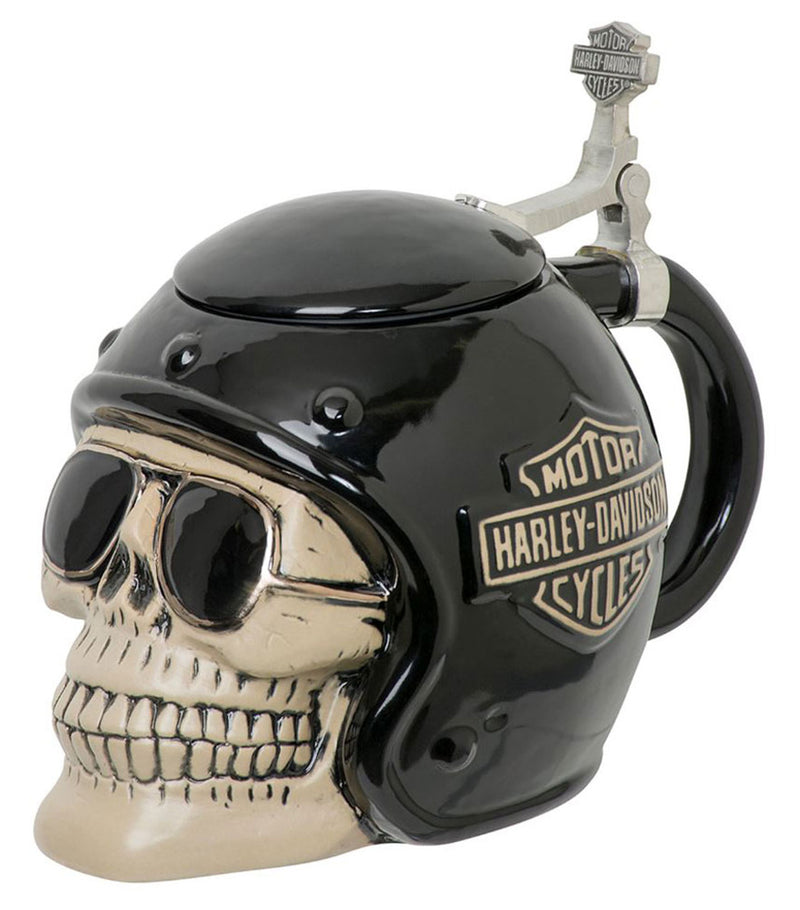 Harley-Davidson® Skull Rider B&S Stein, Sculpted Ceramic, 32 oz