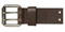 Harley-Davidson® Men's Double Prong Adjustable Hole Genuine Leather Belt - Brown