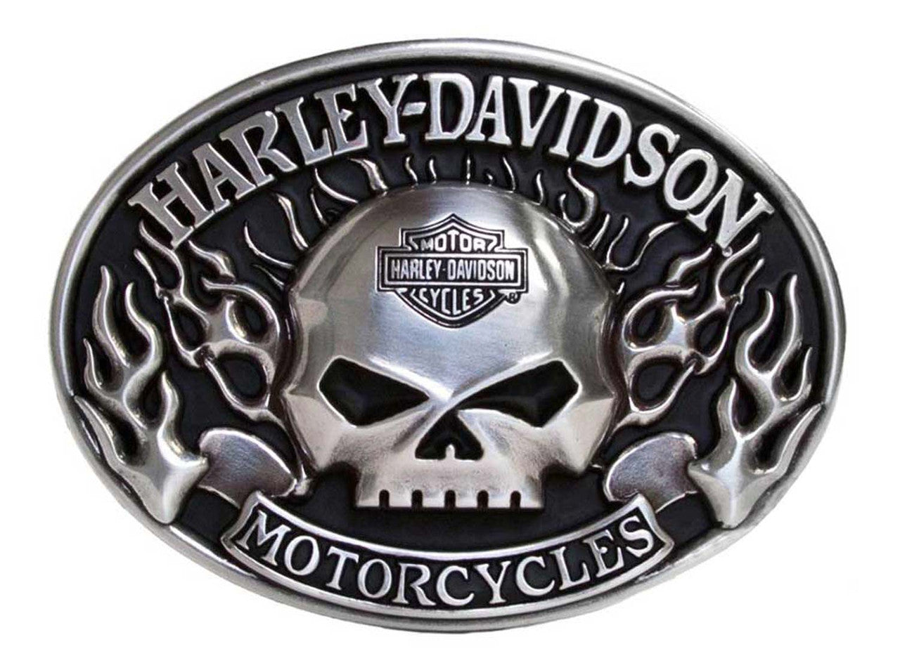 Harley-Davidson® Willie G Immunity Skull Buckle