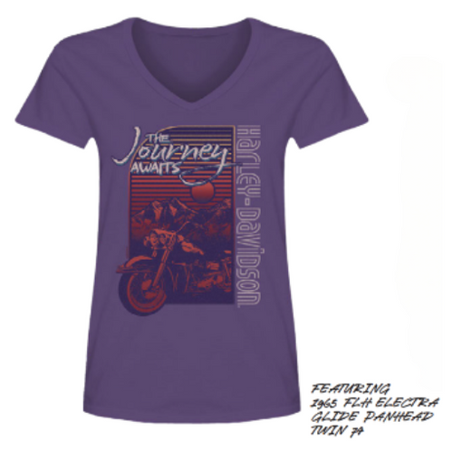 Ladies YH-D  Journey Awaits Dealer Tee