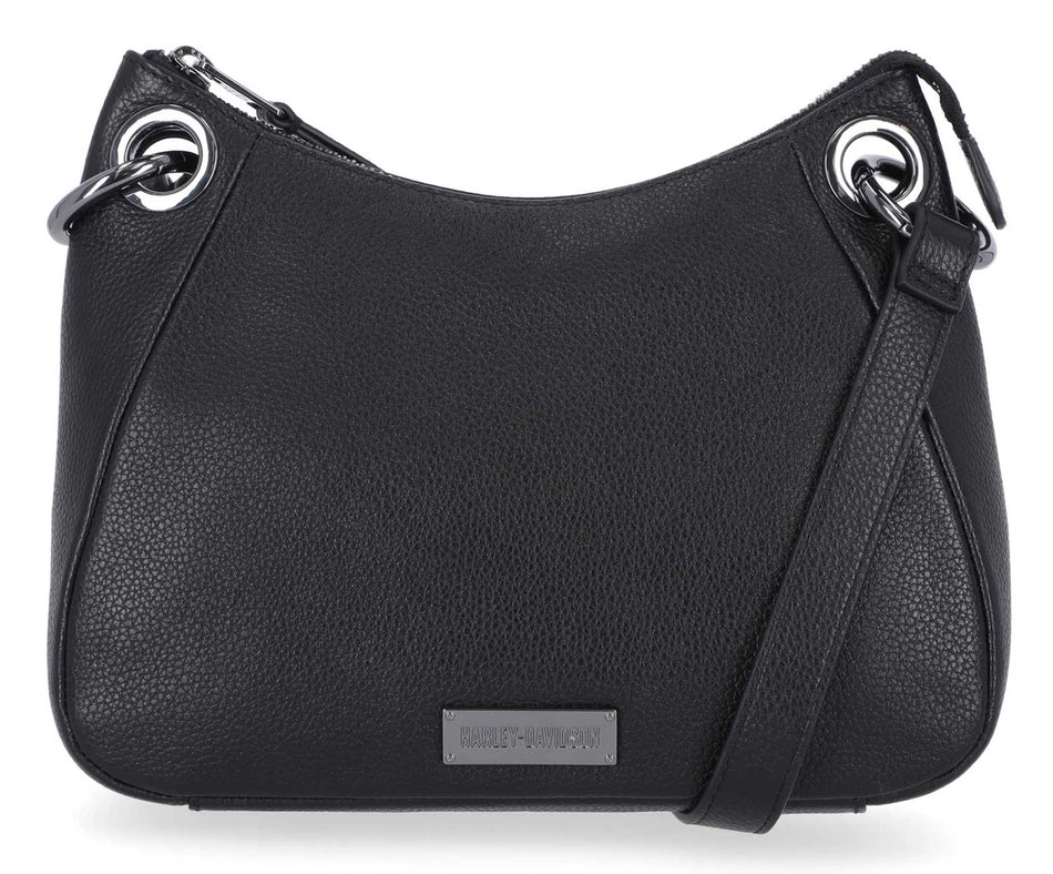 Harley-Davidson® Women's Classic Pebble Leather Crossbody Purse