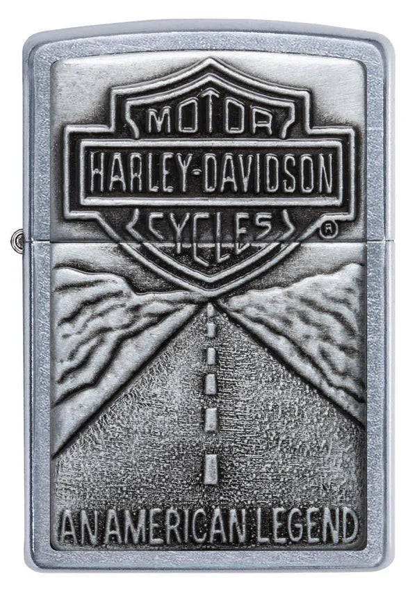 Harley-Davidson American Legend Street Chrome Finish Zippo Lighter