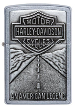 Harley-Davidson American Legend Street Chrome Finish Zippo Lighter