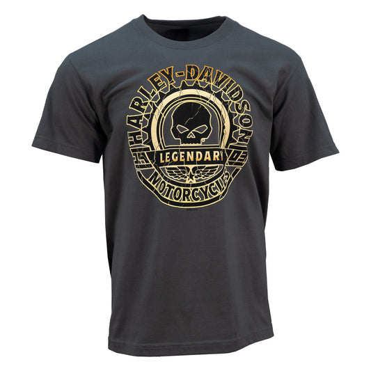 Yellowstone Harley-Davidson® Men's No Fear Asphalt Short Sleeve T-Shirt