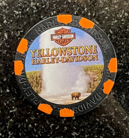 Yellowstone Harley-Davidson Full Color Poker Chip