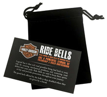 Harley-Davidson® Debossed Four Leaf Clover Ride Bell - Brass w/ Silver Plating