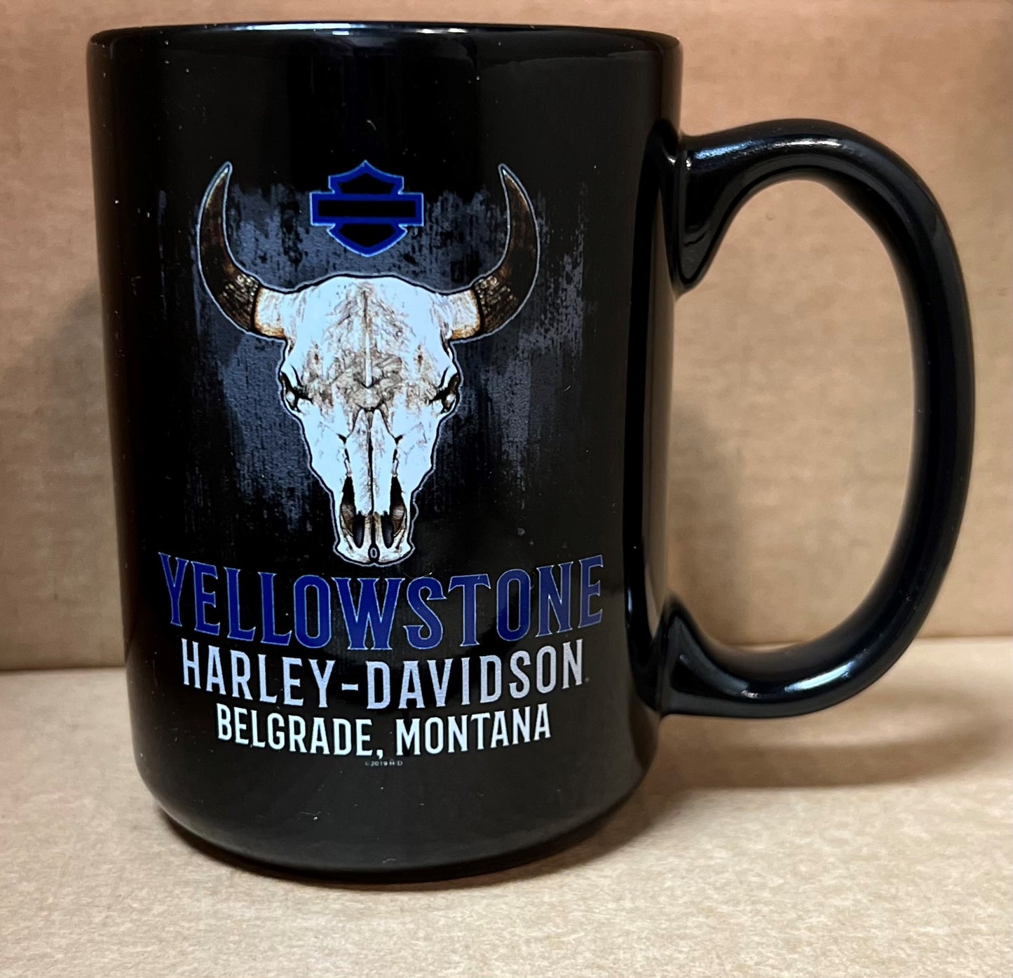 Yellowstone Harley-Davidson Steer Skull Mug