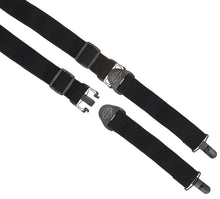 Bar & Shield Suspenders Black