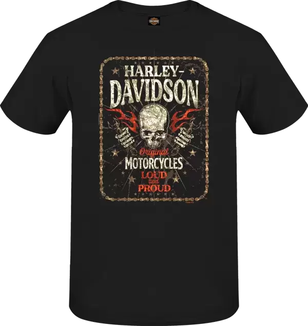 Harley-Davidson Men's 'Down Face' Dealer T-Shirt