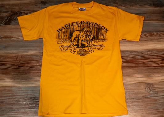 Men's "WoodCut Bully" Gold T-Shirt
