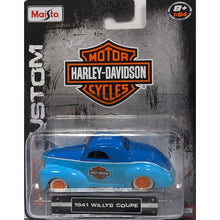 HARLEY DAVIDSON 1:64 SCALE DIECAST MODEL CARS