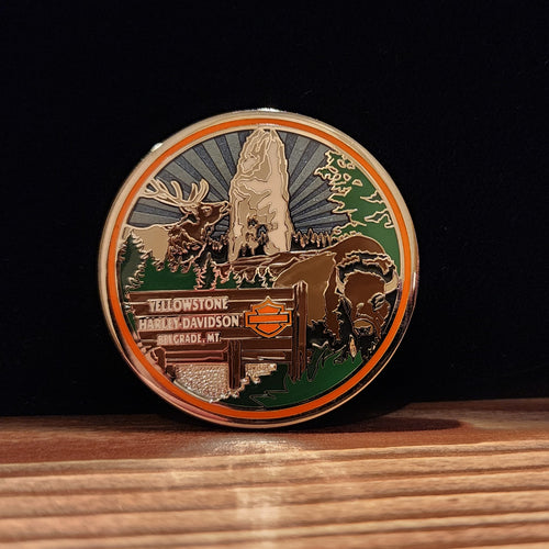 Yellowstone Harley-Davidson Challenge Coin