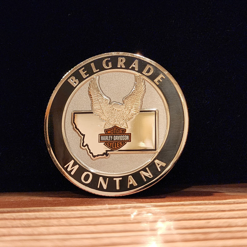 Yellowstone Harley-Davidson Challenge Coin