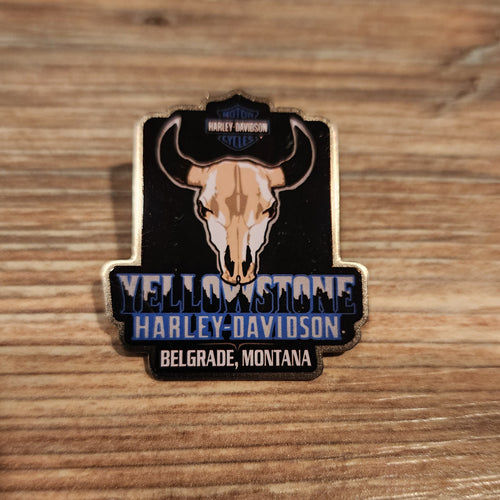 YHD Steer Skull Pin