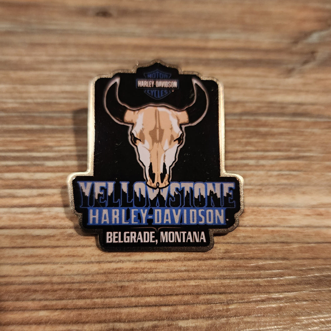 YHD Steer Skull Pin