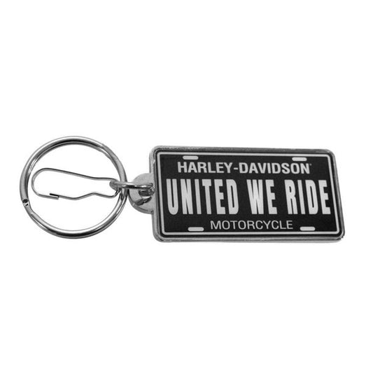 Harley-Davidson® United We Ride License Plate Keychain
