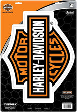 Harley-Davidson Orange B&S Large Decal 12x18