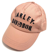 Harley-Davidson® Girls' H-D Twill Adjustable Baseball Cap - Dusty Pink