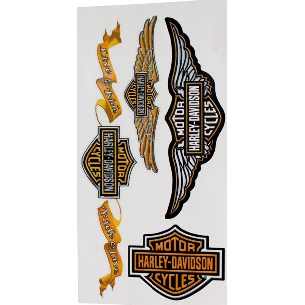 Harley-Davidson® 8 Piece Assorted Decal Kitz™, CG3900