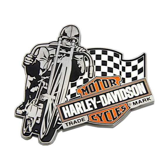 Cut-Out Speedway Hard Acrylic Metal Magnet
