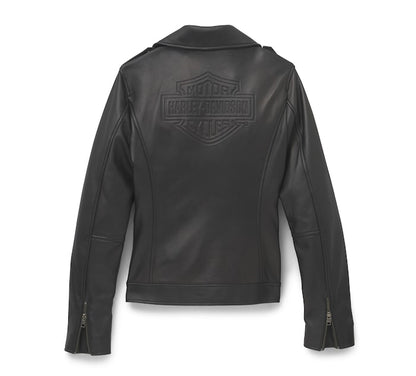 H-D Women's Lisbon Debossed Leather Jacket