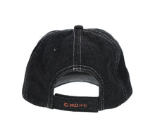 Toddler Black Denim Baseball Cap with Eagle Patch