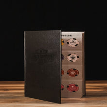 Harley-Davidson Collector's Poker Chip Leather Grain Album