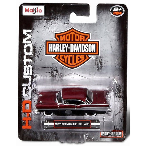 HARLEY DAVIDSON 1:64 SCALE DIECAST MODEL CARS