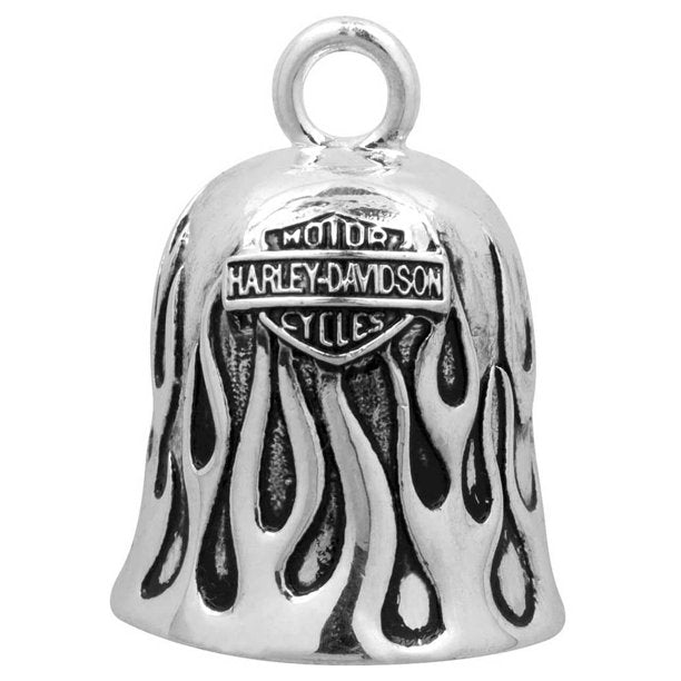 Harley-Davidson Silver Flames Bar & Shield Ride Bell