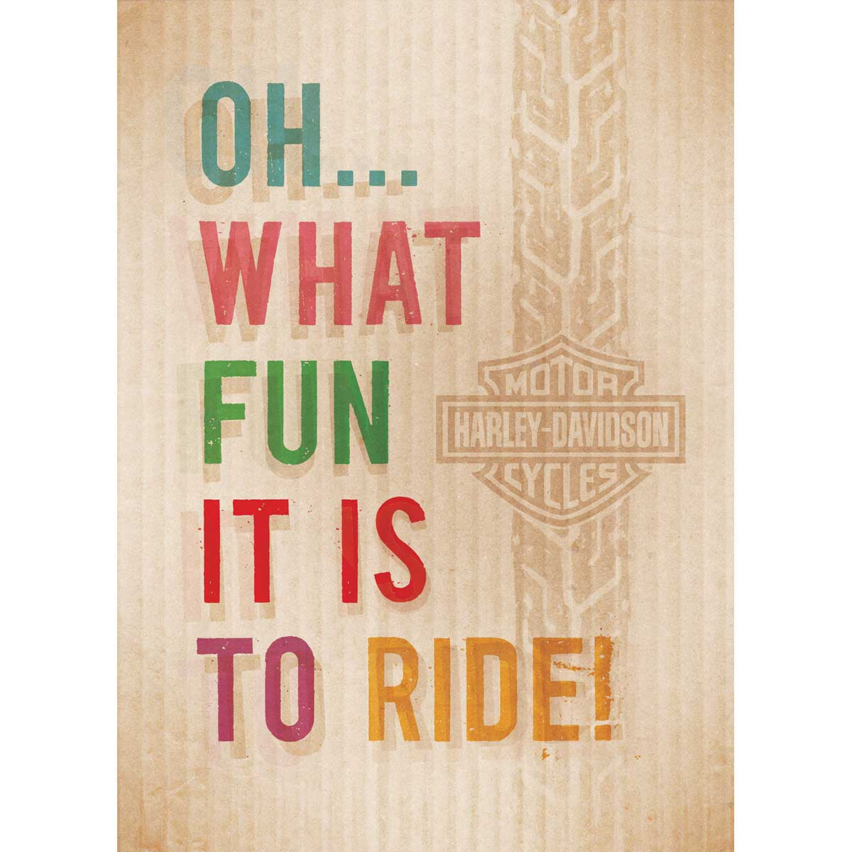 H-D Oh What Fun It Is-Christmas Card