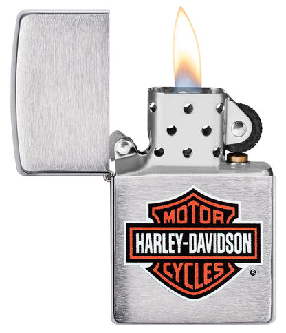 Harley-Davidson Chrome Emblem Zippo Lighter