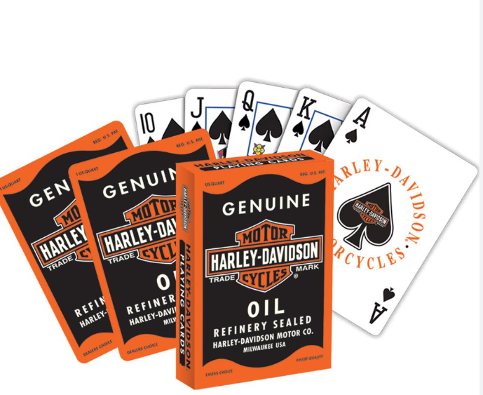 Harley-Davidson Oil Can Playing Cards