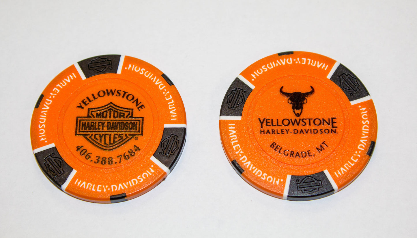 Yellowstone Harley-Davidson Poker Chip