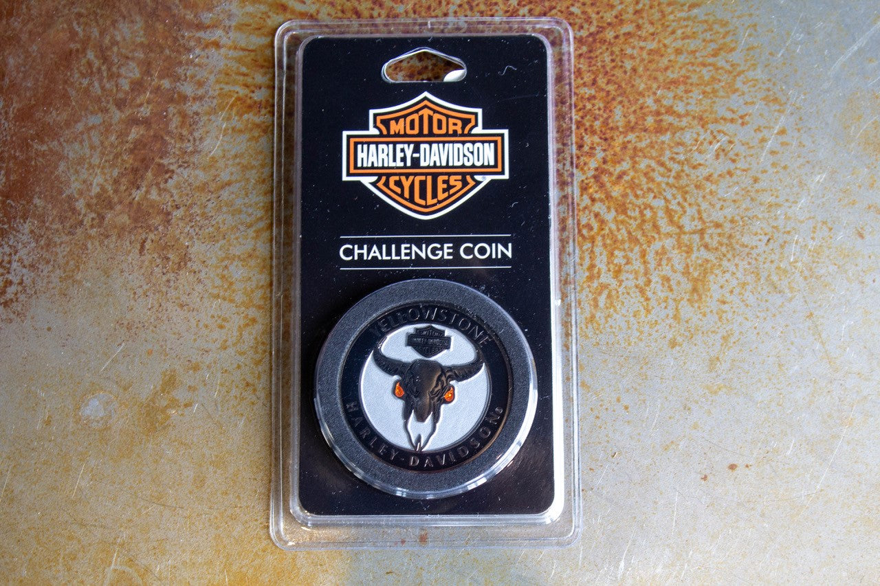 Yellowstone Harley Davidson Challenge Coin