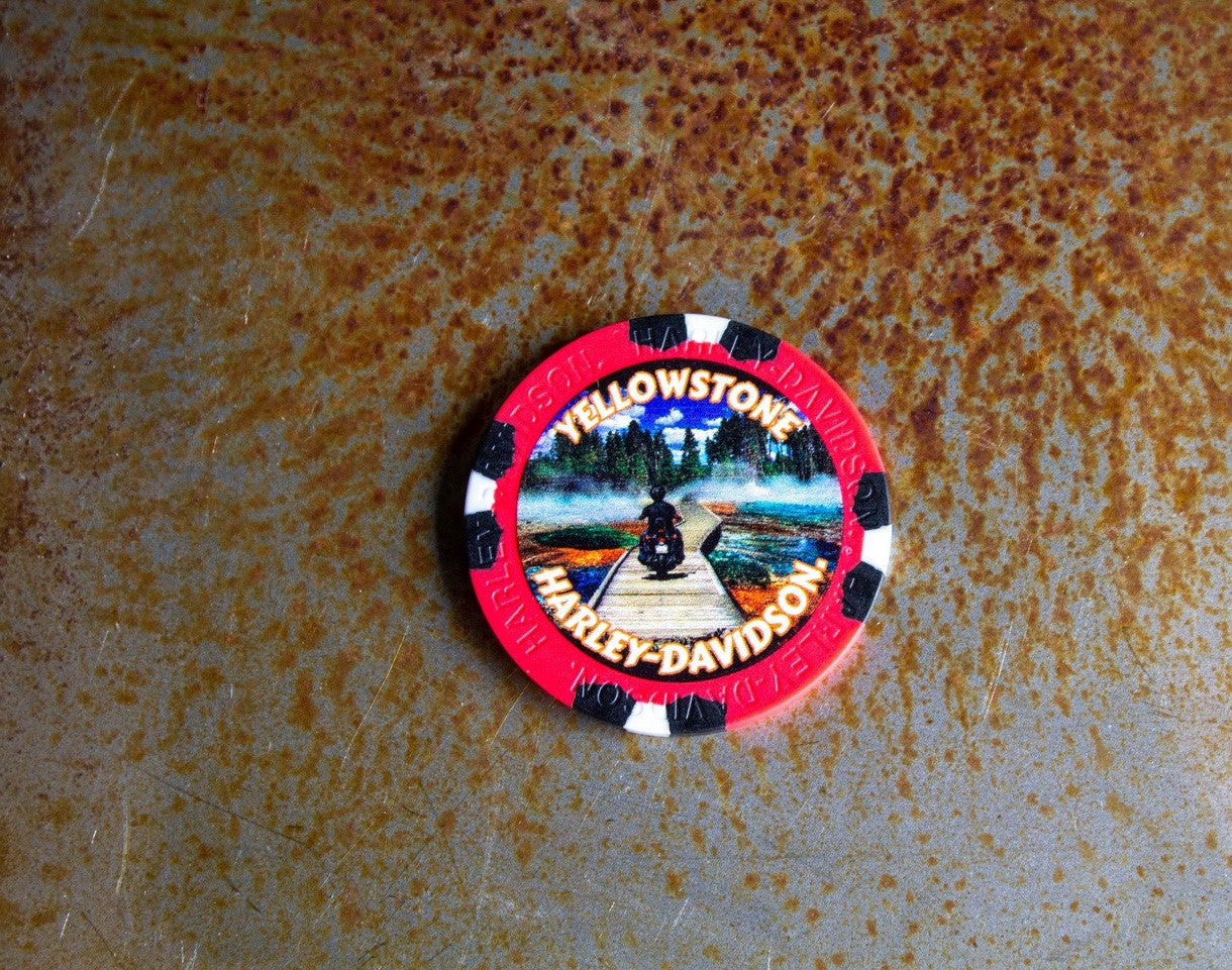 Yellowstone Harley-Davidson Full Color Poker Chip