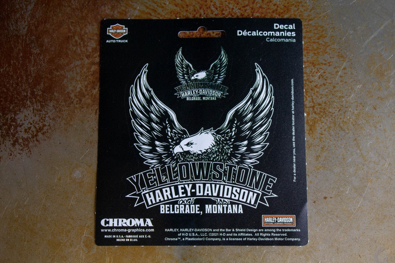 Yellowstone Harley-Davidson Custom Eagle Decal